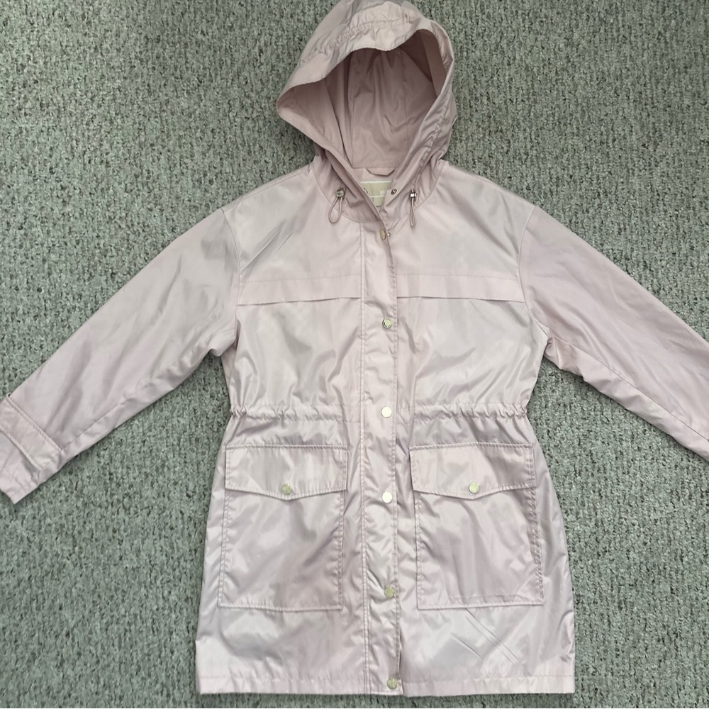 Michael Kors Women’s Rain Coat Pink Size Large - Picture 2 of 11
